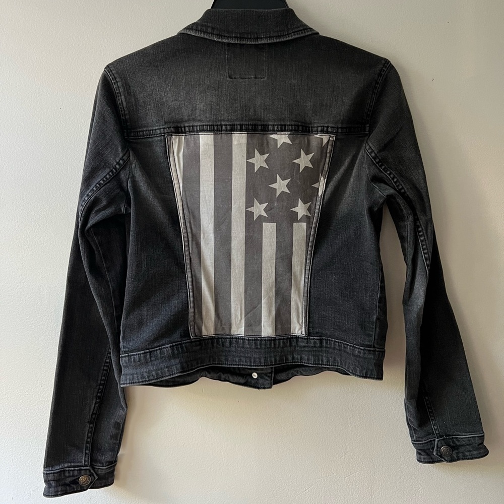 Rock & republic USA flag Denim Jacket